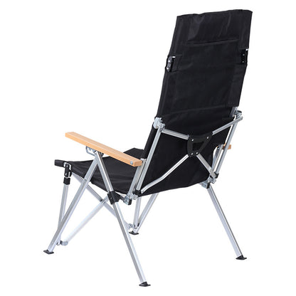 SupplyPax High-Back Reclining Folding Camping Chair – camping folding seat, product image 1