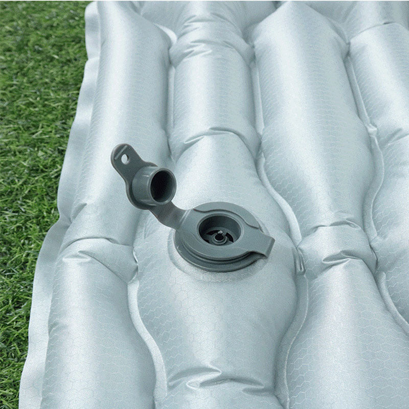 SupplyPax Silver-Finish Inflatable Camping Sleeping Pad – camping sleeping gear, product image 2