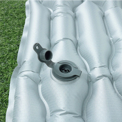 SupplyPax Silver-Finish Inflatable Camping Sleeping Pad – camping sleeping gear, product image 2