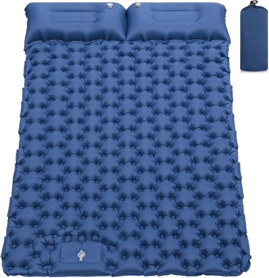 SupplyPax Double Inflatable Camping Mattress with Pillow Area – camping sleeping gear, product image 1